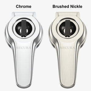 Secura 17oz Automatic Liquid Soap Dispenser, Touchless Battery Operated Hand Soap Dispenser with Adjustable Soap Dispensing Volume Control Dial, Personal Care Dispenser for Household Use (Chrome)