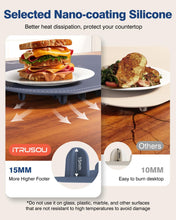 Load image into Gallery viewer, BW450 Dark Gray Food Warming Mat Bundle with BW701 Dark Blue Electric Warming Tray