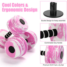 Load image into Gallery viewer, Aquatic Exercise Dumbbells, Water Dumbbells, 2PCS Foam Barbells for Men Women Water Workouts