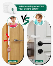 Load image into Gallery viewer, Pack of 6 Door Finger Pinch Guards, Child Proof Door Slam Stopper, Prevents Fingers Injuries, Baby and Pets from Getting Locked in Room,Fits Any Doors Size