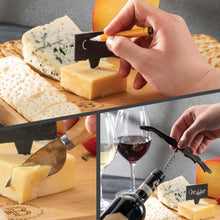 Load image into Gallery viewer, Charcuterie Board Gift Set - Bamboo Cheese Board and Knife Set - Housewarming Gifts for New Home, Wedding Gifts for Couples 2025, Bridal Shower Gifts, Birthday Gifts for Women