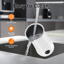 Load image into Gallery viewer, Secura Electric Milk Frother, Automatic Milk Steamer, 4-IN-1 Hot &amp; Cold Foam Maker-8.4oz/240ml Milk Warmer for Latte, Cappuccinos, Macchiato with Silicone Spatula, Silent Operation &amp; Shut-off