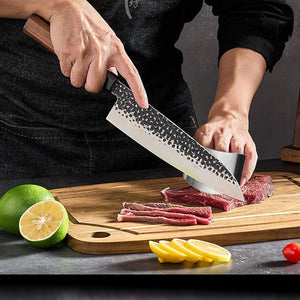 Stainless Steel Finger Guard, 2023 New Finger Protector for Cutting Food, Premium Slicing Tool Finger Protector Finger Protectors when Cutting, Slicing, Dicing, Chopping Vegatables (6 Pcs)
