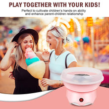 Load image into Gallery viewer, Outamateur Cotton Candy Machine,Homemade Cotton Candy Maker with Large Splash-Proof Plate,10 Bamboo Sticks and Sugar Scoop for Home Birthdays,Family Parties,Festivals,Weddings (White)