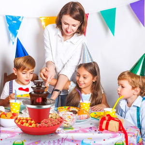 Mini Chocolate Fondue Fountain, Mini Chocolate Melting Pot, MIni Warmer Machine for Milk Chocolate, Cheese, Butter, Candy