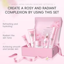 Load image into Gallery viewer, Skin Care Set, Skin Care Routine Kit for Women, Teen Face Care Kit Girls, Skincare Gift Set with Cleanser, Toner, Serum, Eye Cream, Face Cream 5pcs Mother&#39;s Day Christmas Birthday Daughter Wife