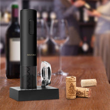 Load image into Gallery viewer, Secura Electric Wine Opener, Automatic Bottle Corkscrew Opener with Foil Cutter, Rechargeable (Champagne Gold)