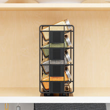 Load image into Gallery viewer, SpaceAid Pull Out Spice Rack Organizer with 20 Jars, Heavy Duty Slide Out Seasoning Organizer for Kitchen Cabinets, with 801 Labels and Chalk Marker, Left Facing