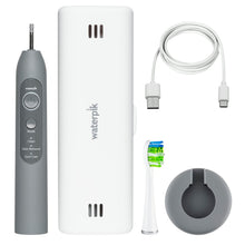 Load image into Gallery viewer, Waterpik Sensonic Sonic Electric Toothbrush, Rechargeable Toothbrush for Adults with 3 Modes, Travel Case, USB Charger, White STW-03W020, Packaging May Vary