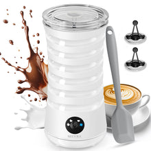 Load image into Gallery viewer, Secura Electric Milk Frother, Automatic Milk Steamer, 4-IN-1 Hot &amp; Cold Foam Maker-8.4oz/240ml Milk Warmer for Latte, Cappuccinos, Macchiato with Silicone Spatula, Silent Operation &amp; Shut-off