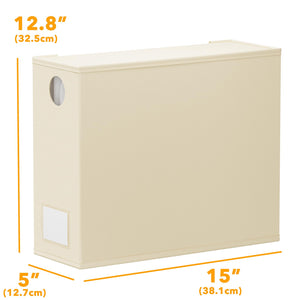 SpaceAid 8 Pack Bed Sheet Organizers and Storage, Foldable Sheet Organizer for Linen Closet, Sheets Set Folder Keeper with Window XL (Queen & King Size) Bedding Container (Beige, 8 Pack)