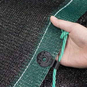Shade Cloth Heavy Duty Lock Grip, 2023 New Shade Cloth Fix Plastic Clamp, Premium Tarp Clips Fence Fabric Clips for Greenhouse Outdoor Garden Netting, Anti Bird Netting, Sun Shade Net (100 Pcs)