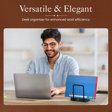 Load image into Gallery viewer, Napkin Holder for Table - Modern Black Napkin Dispenser, Bamboo and Iron Design, Non-Slip, Suitable for Kitchen, Dining, Farmhouse, Cocktail, Picnic, Bar, Outdoor Use - Holds Paper Napkins, Mail, Bill