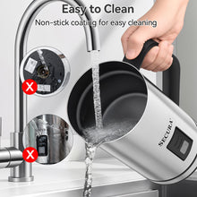 Load image into Gallery viewer, Secura Milk Frother, Electric Milk Steamer Stainless Steel, 8.4oz/250ml Automatic Hot and Cold Foam Maker and Milk Warmer for Latte, Cappuccinos, Macchiato, 120V