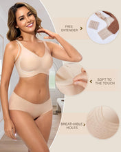 Load image into Gallery viewer, Seamless Full Coverage Bras No Underwire with 53 Air Vents Cool Comfort Invisible Support for Everyday Wear