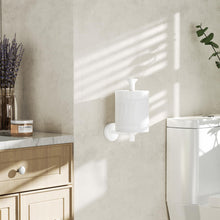 Load image into Gallery viewer, Toilet Paper Holder Wall Mount Bathroom Paper Roll Holder Tissue Handle Stainless Steel for Farmhouse Kitchen Matte Black