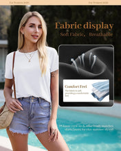 Load image into Gallery viewer, TNNZEET Tshirts for Women - Short Sleeve Spring Summer Tops Loose Fit Shirts Casual Clothes Basic Tees for Vacation 2026