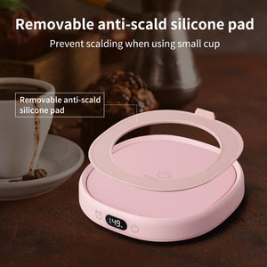 Coffee Mug Warmer & You are Awesome Mug Set, Electric Cup Warmer for Desk Office Home, Beverage Warmer with 3 Temperature Setting, 8-Hours Auto Shut Off, Best Birthday Present Ideas for Women