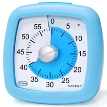Load image into Gallery viewer, Secura 60-Minute Visual Timer, Silent Study Timer for Kids and Adults, Time Clocks, Time Management Countdown Timer for Teaching (Pink)