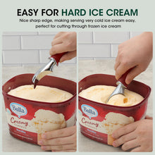 Load image into Gallery viewer, Beneno Heavy Duty Ice Cream Scoop - Upgraded Anti-Fracture Design, Comfortable Grip Long Handle, Effortless Scooping &amp; Dishwasher Safe, Black