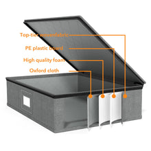Load image into Gallery viewer, SpaceAid China Storage Containers 6 Pack, Stackable Hard Shell Quilted Cases with Soft Plate Separators, Moving Supplies Packing Boxes for Dishes, Plates, Platters, Mugs, Cups (Grey)