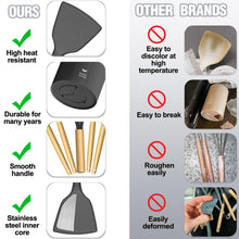 Load image into Gallery viewer, Umite Chef Silicone Kitchen Utensil Set, 34PCS Heat Resistant Kitchen Gadgets and Tools With Grater, Wood Handles for Nonstick Cookware