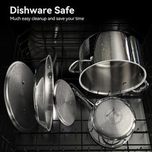Load image into Gallery viewer, Duxtop Whole-Clad Tri-Ply Stainless Steel Induction Cookware Set, 9PC Kitchen Pots and Pans Set