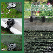 Load image into Gallery viewer, Shade Cloth Heavy Duty Lock Grip, 2023 New Shade Cloth Fix Plastic Clamp, Premium Tarp Clips Fence Fabric Clips for Greenhouse Outdoor Garden Netting, Anti Bird Netting, Sun Shade Net (100 Pcs)