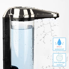 Load image into Gallery viewer, Secura 17oz Automatic Liquid Soap Dispenser, Touchless Battery Operated Hand Soap Dispenser with Adjustable Soap Dispensing Volume Control Dial, Personal Care Dispenser for Household Use (Chrome)