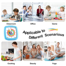 Load image into Gallery viewer, Secura 60-Minute Visual Timer, Silent Study Timer for Kids and Adults, Time Clocks, Time Management Countdown Timer for Teaching (Pink)