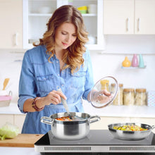 Load image into Gallery viewer, Duxtop Professional Stainless Steel Induction Cookware Set, 19PC Kitchen Pots and Pans Set, Heavy Bottom with Impact-bonded Technology