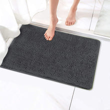 Load image into Gallery viewer, Secura Bathroom Rugs, 47 x 28 Inches, Extra Soft &amp; Thick, Absorbent Water Bath Mat, Machine Washable Non-Slip Bath Mats for Bathroom, Shower, and Tub, Home Decor Accessories (Gray)