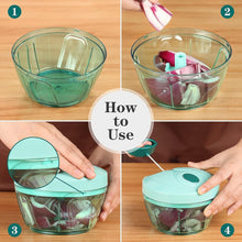 Load image into Gallery viewer, Manual Food Chopper and Bacon Grease Container(1.6L)