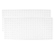 Load image into Gallery viewer, Bath Tub Shower Mat, Machine Washable Bathtub Floor Liner Mats, Suction Cups and Drain Holes to Keep Tubs Clean, Soft on Feet, Bathroom Essentials, 35x16 Inch, Clear