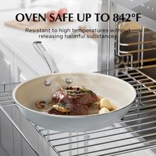 Load image into Gallery viewer, Redchef Ceramic Pots and Pans Set Non Stick, Nonstick Kitchen Cookware Sets, Non Toxic Pots and Pans Set Non Stick, PFAS PFOA &amp; PTFE Free, Nonstick Frying Pans Set, Ceramic Pan Skillet, RV Cookware