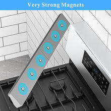 Load image into Gallery viewer, Magnetic Stove Top Shelf, Silicone Spice Rack for Stove Top, Gray