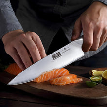 Load image into Gallery viewer, 16-Piece Knife Set, Japanese High Carbon Stainless Steel Kitchen Knife Set, Ultra Sharp Chef Knife Block Set with Sharpener