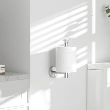 Load image into Gallery viewer, Toilet Paper Holder Wall Mount Bathroom Paper Roll Holder Tissue Handle Stainless Steel for Farmhouse Kitchen Matte Black