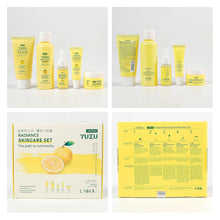 Load image into Gallery viewer, Skin Care Set, Gifts for Women, Skin Care Routine Kit for Women, Skincare Gift Set with YUZU Cleanser, Toner, Serum, Eye Cream, Face Cream Mother&#39;s Day Christmas Birthday Daughter Wife