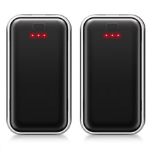 Load image into Gallery viewer, 2 Pack Hand Warmers, Rechargeable Electric Hand Warmer, 8Hrs Long-Lasting Heat, Reusable, Portable Pocket Warmers, Christmas Warm Gifts for Men Women Kids Camping