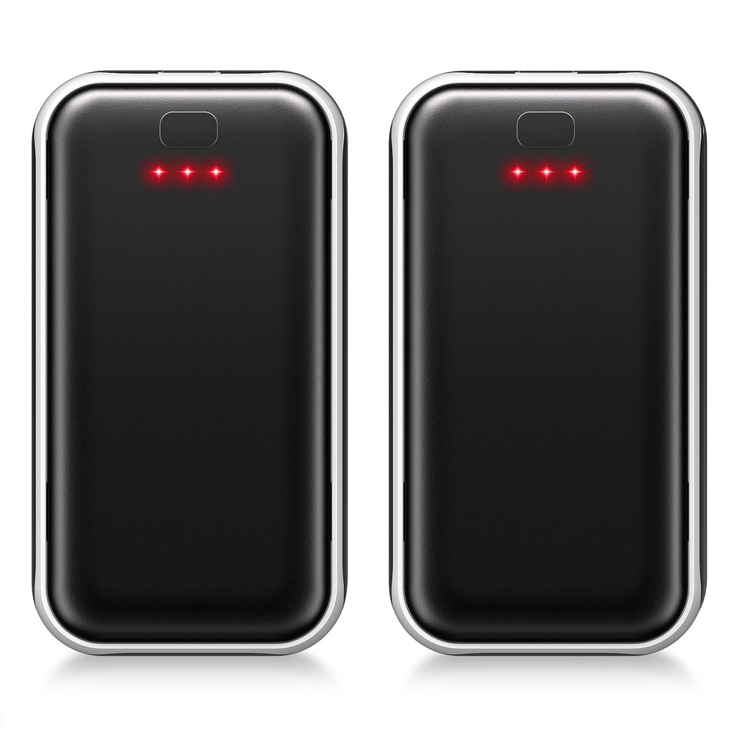 2 Pack Hand Warmers, Rechargeable Electric Hand Warmer, 8Hrs Long-Lasting Heat, Reusable, Portable Pocket Warmers, Christmas Warm Gifts for Men Women Kids Camping