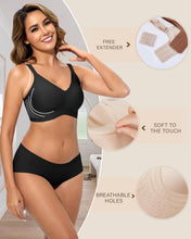 Load image into Gallery viewer, Seamless Full Coverage Bras with 53 Air Vents&amp; Women Deep V Bra Push Up Wireless
