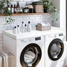 Load image into Gallery viewer, Washer Dryer Countertop, 27.5&quot; x 54&quot; Bamboo Washer and Dryer Countertop for Laundry Room Organization(Retro Brown)