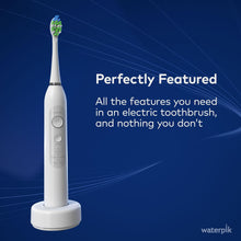 Load image into Gallery viewer, Waterpik Sensonic Sonic Electric Toothbrush, Rechargeable Toothbrush for Adults with 3 Modes, Travel Case, USB Charger, White STW-03W020, Packaging May Vary
