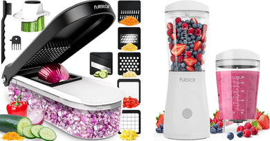 Bundle: Compact Chopper and Portable Blender