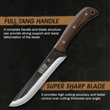 Load image into Gallery viewer, 6.7 Inch Boning Knife for Meat Cutting, Super Sharp Fillet Knife for Fish, High Carbon Steel Hand Forged Butcher Knives for Brisket Trimming, BBQ, Camping