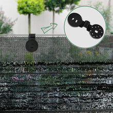 Load image into Gallery viewer, Shade Cloth Heavy Duty Lock Grip, 2023 New Shade Cloth Fix Plastic Clamp, Premium Tarp Clips Fence Fabric Clips for Greenhouse Outdoor Garden Netting, Anti Bird Netting, Sun Shade Net (100 Pcs)