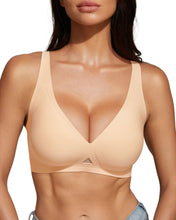 Load image into Gallery viewer, Women Deep V Jelly Bra Push Up Wireless Bralettes No Underwire Comfortable Padded Seamless T-Shirt Plunge Bras