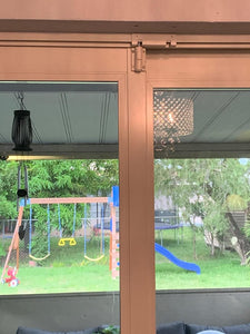 HauSun Patio Sliding Door Security Foot Lock Kick Lock, Fits on Top Rail-Childproof patio Door guardian-or Bottom Rail-Foot Operated-Keep Your Family Safe and Secure(1 Pack,White)