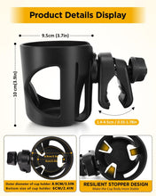 Load image into Gallery viewer, Stroller Cup Holder, Universal Drink Holder for Bikes, Trolleys or Walkers, Fits Most Cups